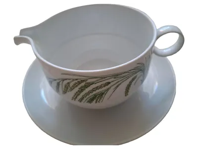 Rosenthal Studio-Linie Sauciere Porzellan Weiß Blumenmuster Klassisch