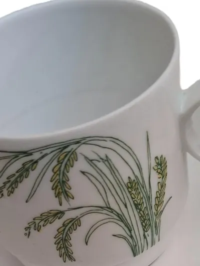Rosenthal studio-linie Sammelgedeck 3tlg Porzellan Weiß Florales Muster