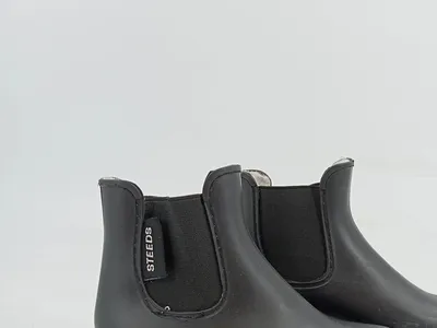 STEEDS Kinder Reitstiefelette Gummistiefel gefüttert schwarz Gr. 29