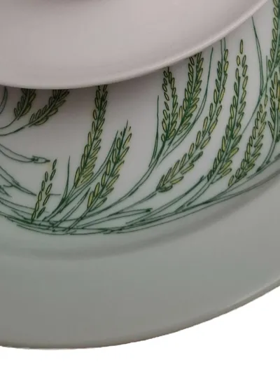 Rosenthal studio-linie Sammelgedeck 3tlg Porzellan Blumen Weiß 20cm