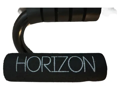 Horizon Fitnessgerät Liegestützgriffe Push-up Bars Schwarz Krafttraining