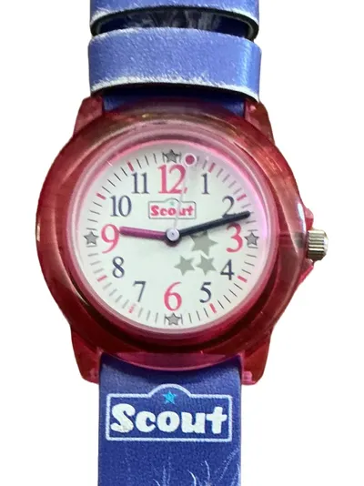 SCOUT Einhorn Kinderuhr Mädchen Armbanduhr Schule Kunststoff Mehrfarbig