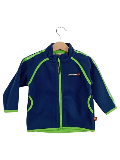 LEGO Wear Tec Kinder Fleecejacke Gr. 80 Blau Grün Outdoor