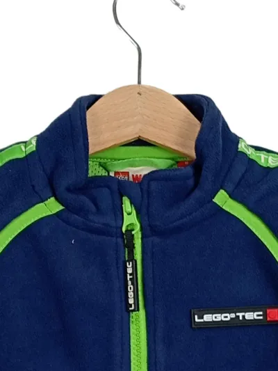 LEGO Wear Tec Kinder Fleecejacke Gr. 80 Blau Grün Outdoor