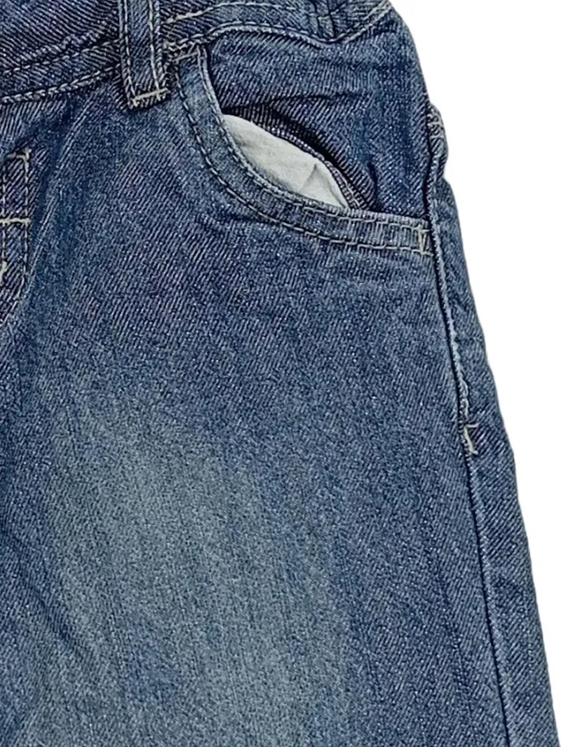 Baby Club Jeans Hose Kinder Gr. 80 Blau Baumwolle Regular Fit Freizeit 3
