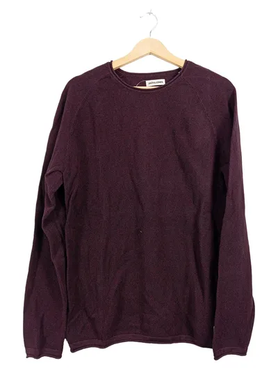Jack & Jones Pullover Herren Gr. XL Rot Baumwolle Strickpullover Sweater Pulli