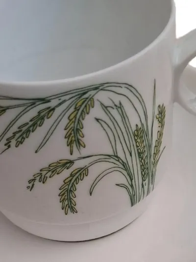 Rosenthal studio-linie Sammelgedeck 3tlg Porzellan Blumen Muster Weiß