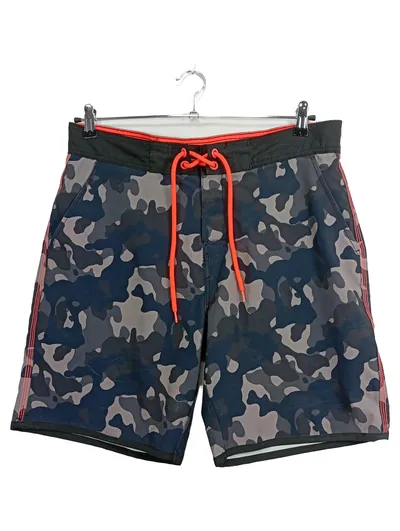 FSBN Herren Badeshorts Tarnmuster Camouflage Mehrfarbig Gr. 50;L