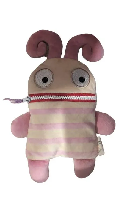 Sorgenfresser Kuscheltier Monster Rosa 25cm Charmant Plüschfigur