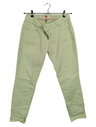 Buena Vista Damen Stoffhose Gr. 38 Grün Baumwolle Casual
