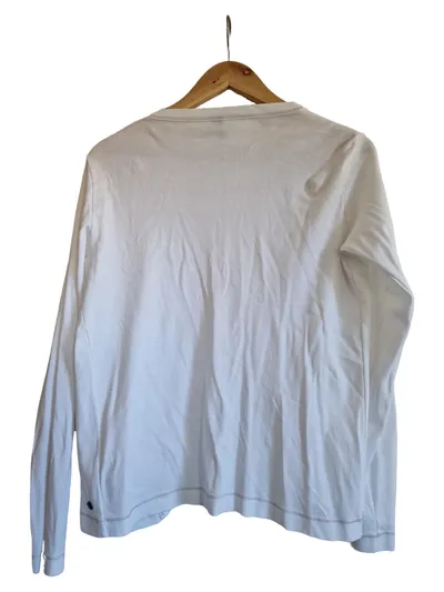 CECIL Damen Strickjacke Gr. 36/S Weiß Basic Baumwolle