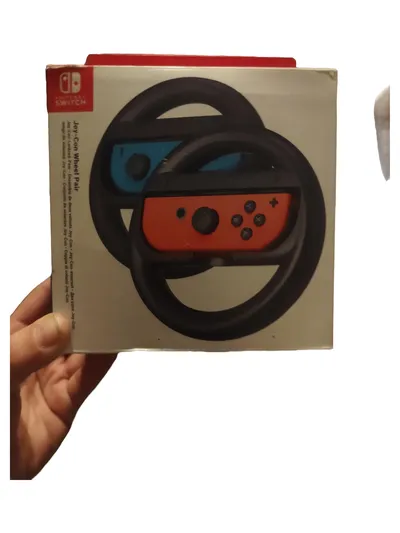 Nintendo Joy-Con Wheel Pair Lenkrad Halterung Schwarz