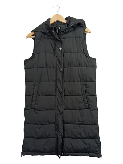 Rino & Pelle Damen Steppweste Gr. 36/S Schwarz Casual mit Kapuze