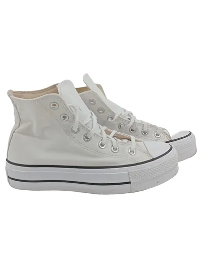 Converse Chuck Taylor All Star Plateau Sneaker Damen Weiß Gr. 38