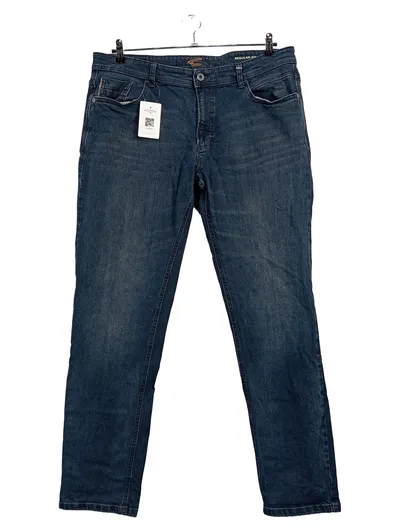 Camel Active Herren Jeans Regular Fit Größe 40 Blau Denim Stretch