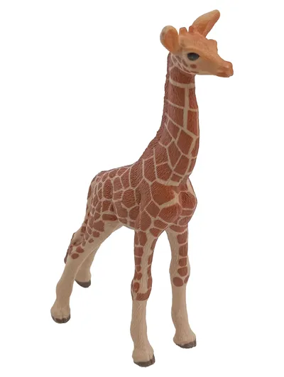 Schleich Giraffe Jungtier Spielfigur Wild Life Tierfigur Braun 12cm