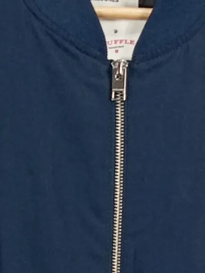 JACK & JONES Herren Bomberjacke Gr. 50/L Blau Navy Übergangsjacke