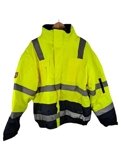 NITRAS Motion Tex Viz Arbeitsjacke Herren Neongelb Polyester Gr. XXL