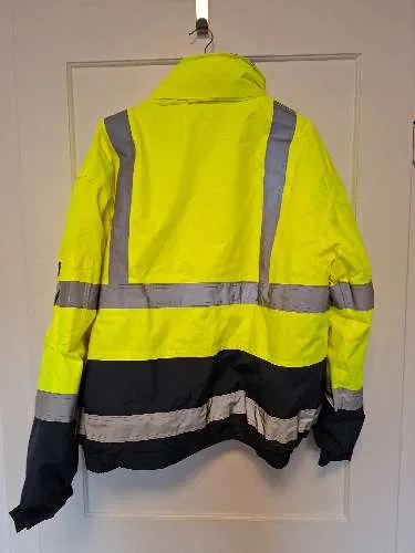 NITRAS Motion Tex Viz Arbeitsjacke Herren Neongelb Polyester Gr. XXL