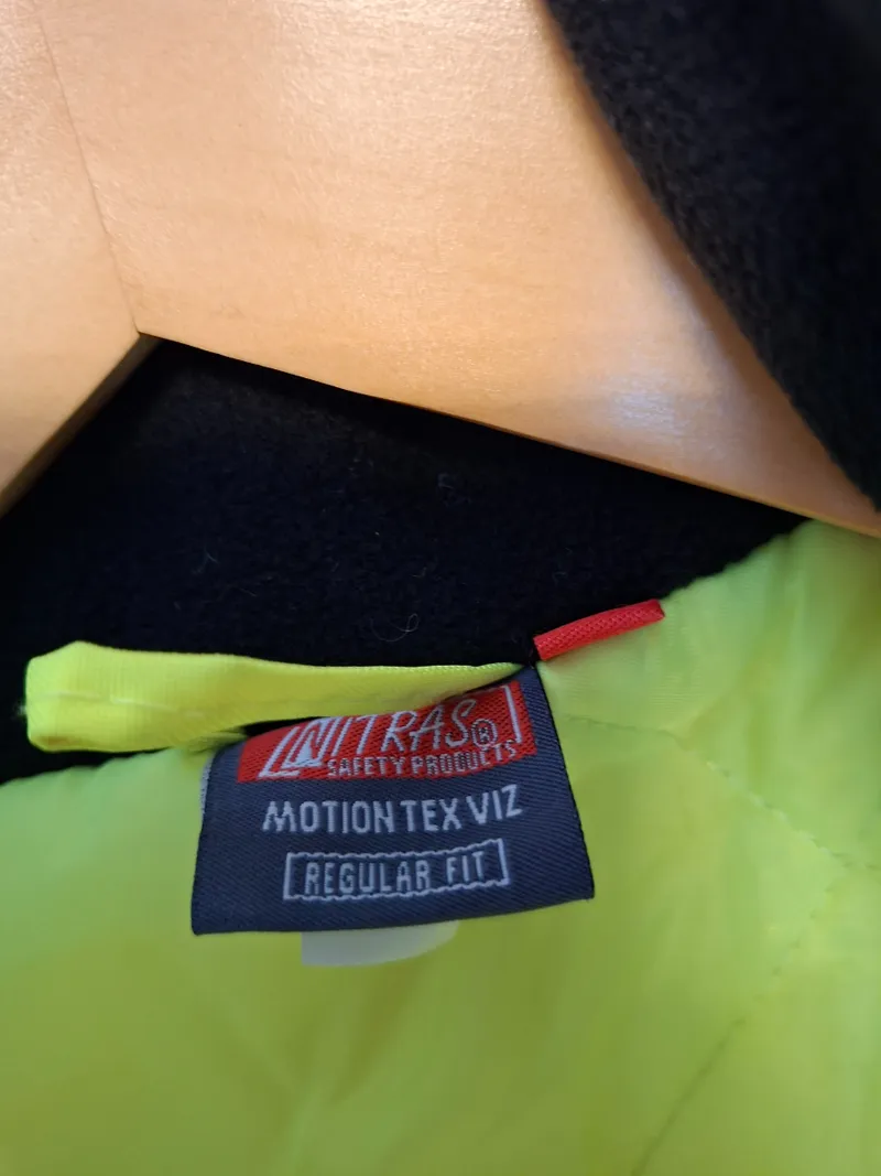 NITRAS Motion Tex Viz Arbeitsjacke Herren Neongelb Polyester Gr. XXL 5