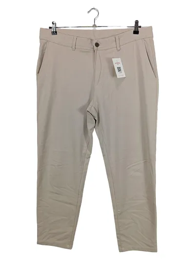 ZARA Chinohose Herren Beige Stoffhose Gr. 48 W32 Casual Hose