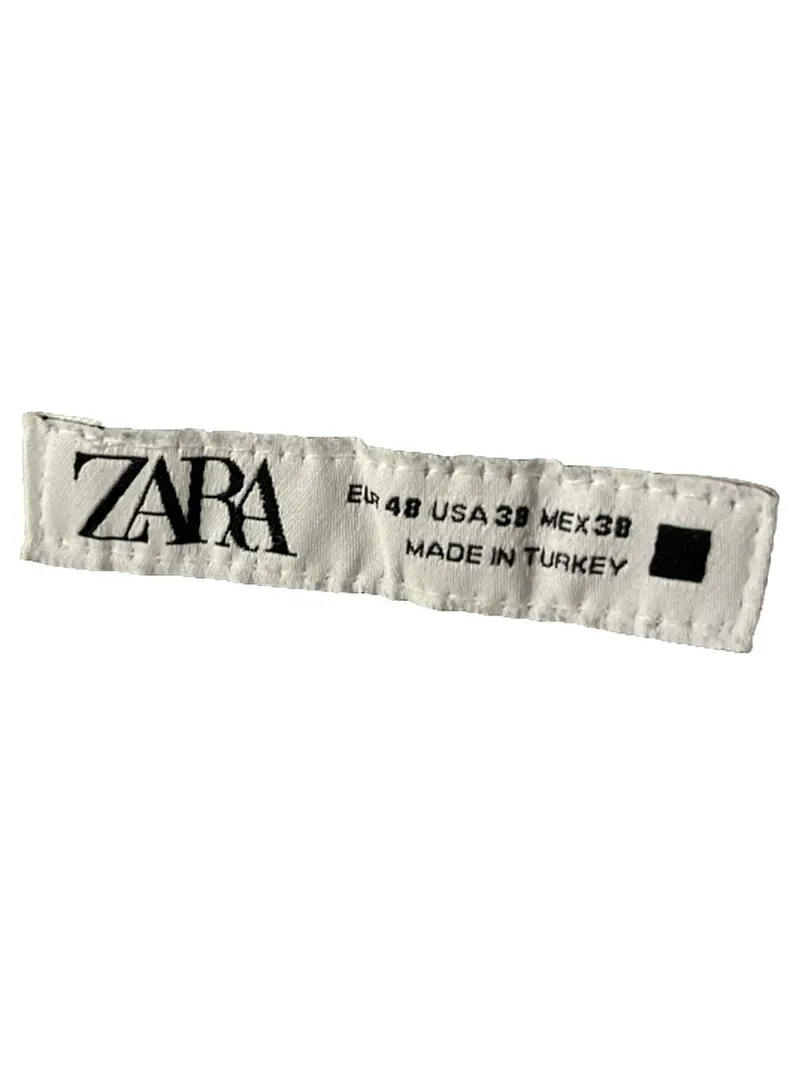 ZARA Chinohose Herren Beige Stoffhose Gr. 48 W32 Casual Hose 2