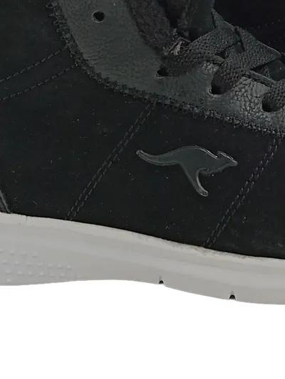 KangaROOS High Top Sneaker Kinder Gr. 34 Schwarz Gefüttert Winterschuhe