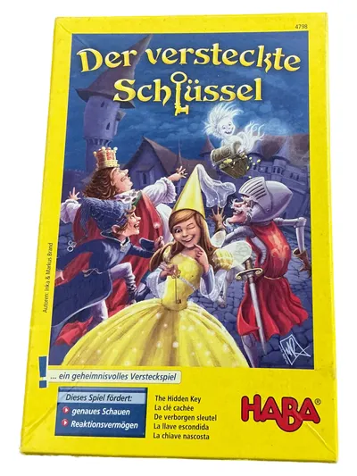 HABA Der versteckte Schlüssel Brettspiel Kinderspiel ab 4 Jahre 3-6 Spieler