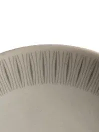 Thomas Porzellan Unterteller weiß gestreift 15 cm minimalistisch
