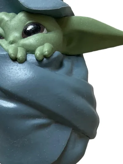 Hasbro Star Wars Figur Baby Yoda Actionfigur 7.5cm Charmant Blau Sammler
