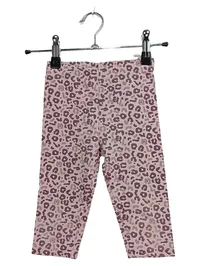 Anni for Friends Baby Mädchen Leggings Leopardenmuster Rosa Gr. 80 1