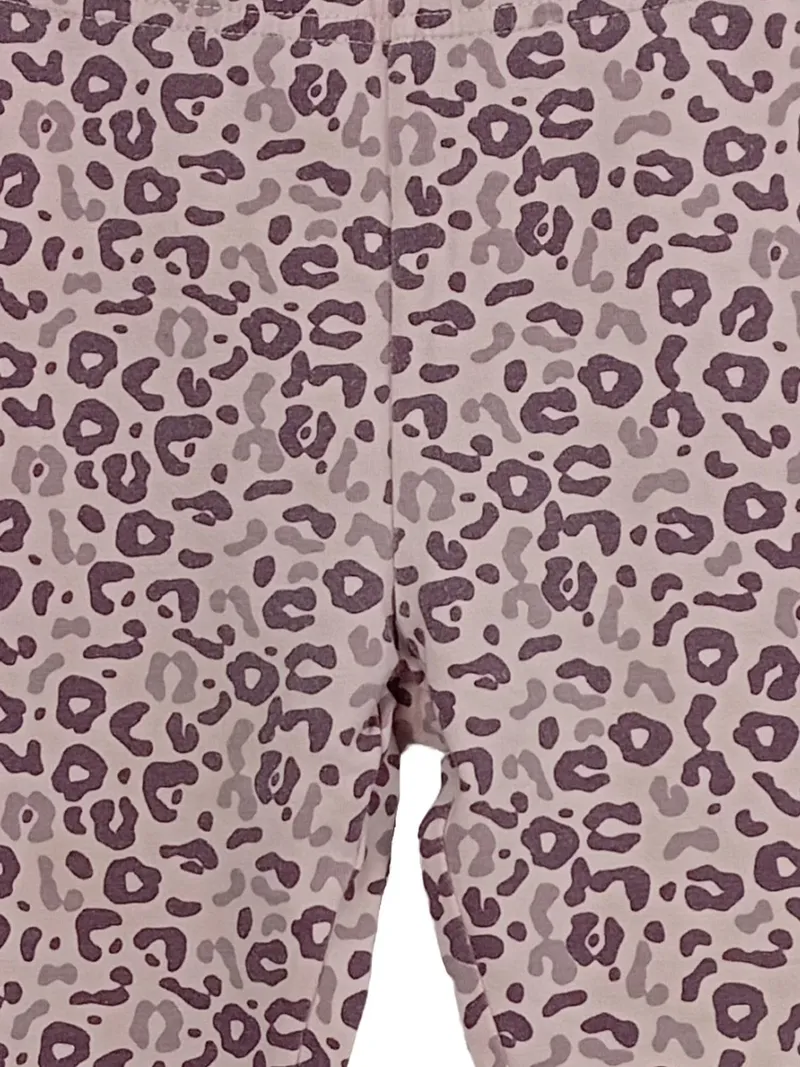 Anni for Friends Baby Mädchen Leggings Leopardenmuster Rosa Gr. 80 2