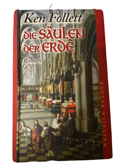 Die Säulen der Erde Ken Follett Historischer Roman Mittelalter Epos Hardcover
