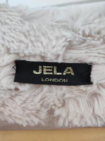 JELA London Damen Kunstpelz Felljacke Gr. 38/M Beige Elegant
