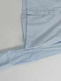 & Other Stories Damen Bluse Gr. 34;XS Hellblau mit Blumenstickerei 3