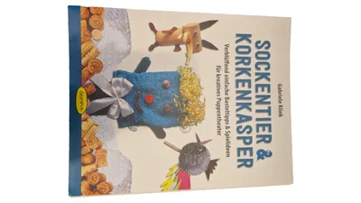 Ökotopia Socken & Korkentiere Bastelbuch Kreativ Handpuppe Basteln Mehrfarbig