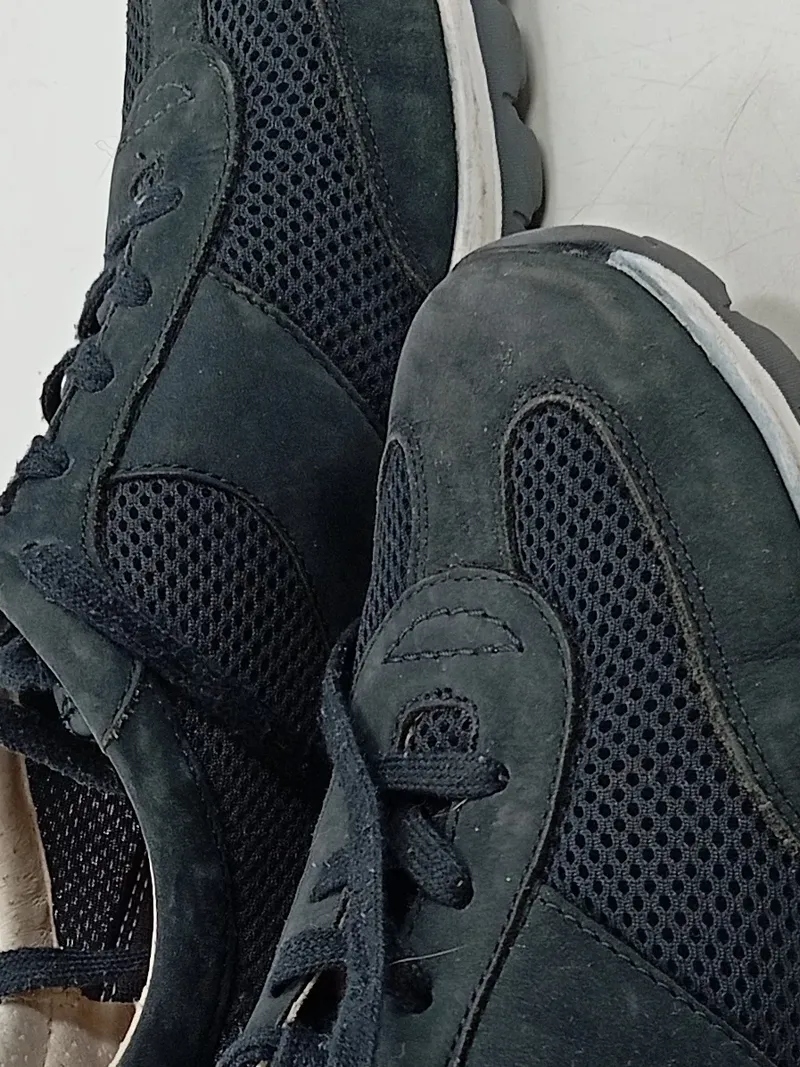 Gabor Sneaker Low Damen Gr. 41,5 Blau Leder Mesh Comfort Schuhe 5