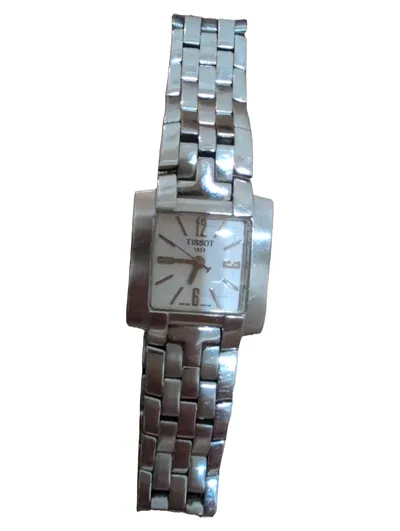 Tissot Damen Armbanduhr Edelstahl Silber Elegant Business 2cm