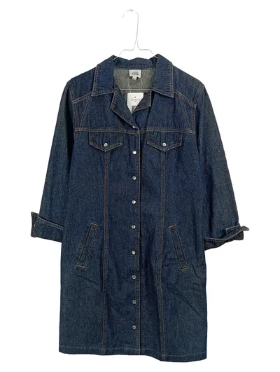Alba Moda Jeanskleid Damen Gr. 38 Blau Denim Kleid Knopfleiste