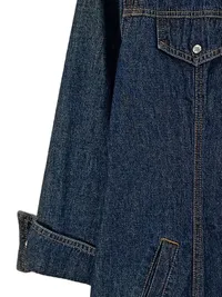 Alba Moda Jeanskleid Damen Gr. 38 Blau Denim Kleid Knopfleiste 3