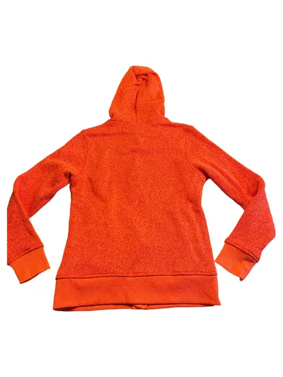 Killtec Damen Fleecejacke Sweatjacke Kapuze Gr. 38 Orange Meliert