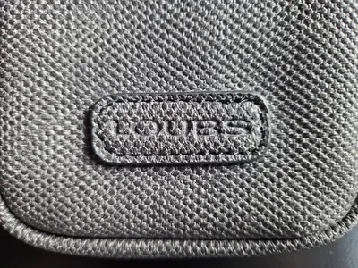 LOEWE Herren Umhängetasche Schwarz Casual Lederoptik 13x17cm