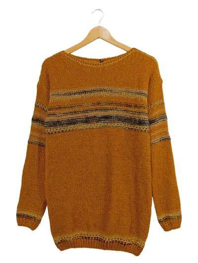 LIU JO Kinder Pullover Strickpullover Gr. 170 Orange Gestreift Casual