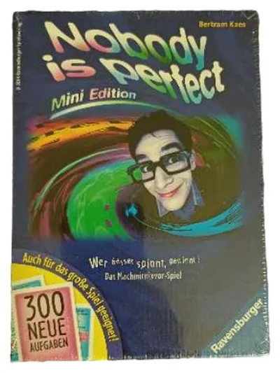Nobody is Perfect Mini Edition Ravensburger Quizspiel Bertram Kaes 2-4 Spieler