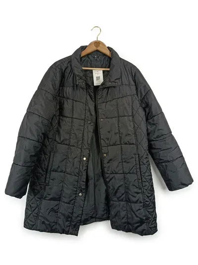 Biaggini Damen Steppjacke Gr. 42/XL Schwarz Polyester Winterjacke