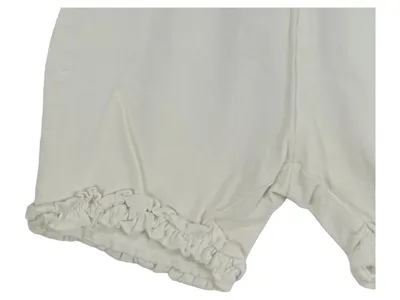 Baby Club Mädchen Shorts Rüschen Weiß Gr. 68 Baumwolle