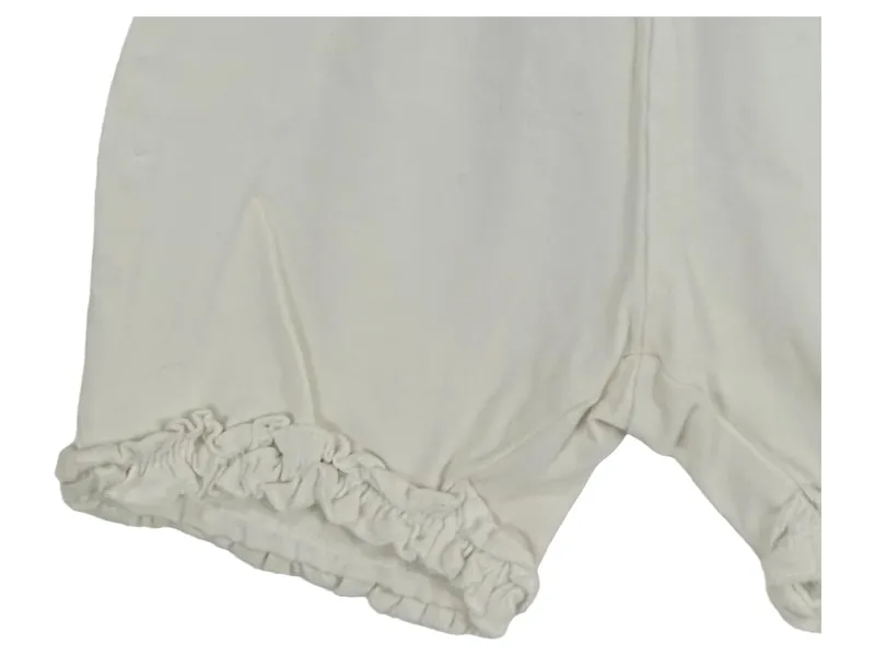 Baby Club Mädchen Shorts Rüschen Weiß Gr. 68 Baumwolle 2