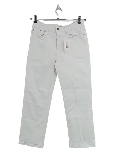 CLOSED Damen Jeans Wide Fit Weiß Gr. 38 W29 Baumwolle Italien