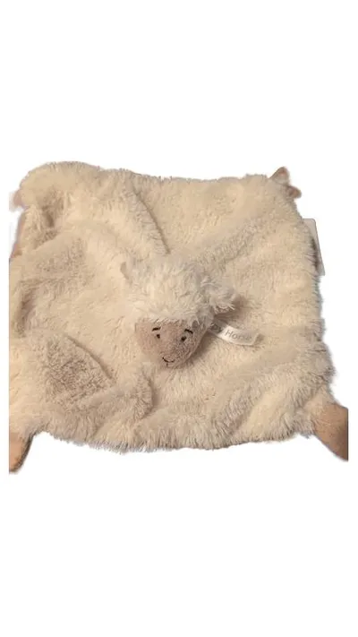 Happy Horse Schaf Schmusetuch Baby Kuscheltier Schnuffeltuch Beige 23cm