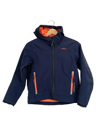 CMP Kinder Softshelljacke Wind Protect Blau Gr. 140 Outdoor Herbst Winter